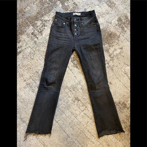 Madewell Cali Demi-Boot Jeans: Asymmetrical Hem